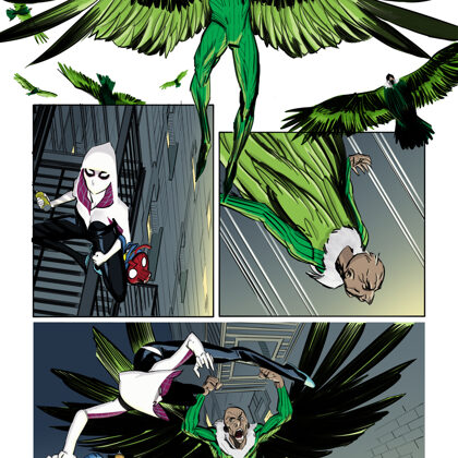 Spider-Gwen vs Vulture 02