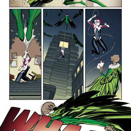 Spider-Gwen vs Vulture 04