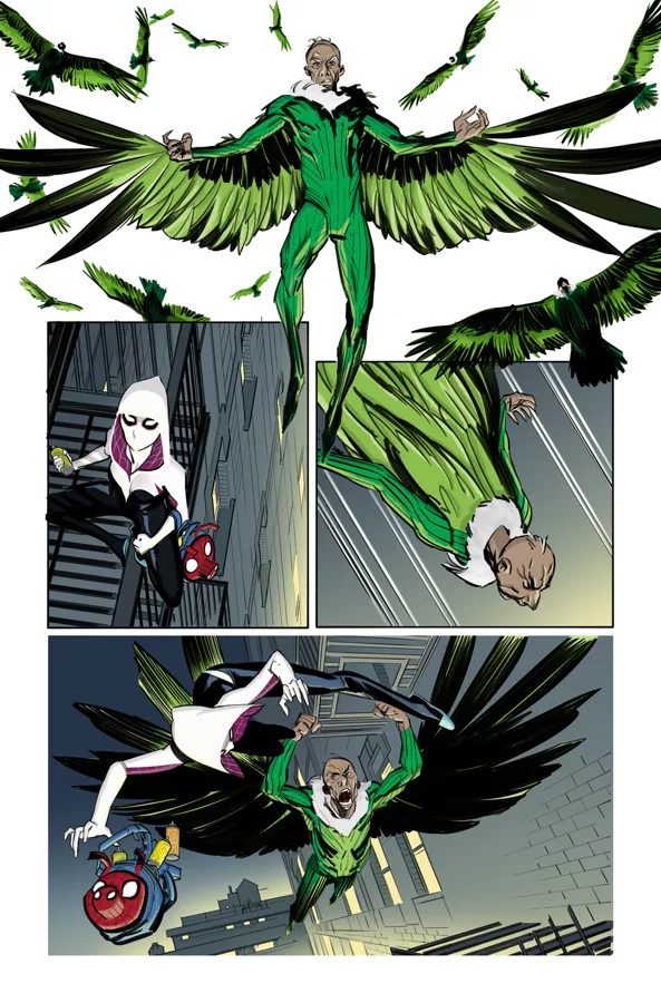 Spider-Gwen vs Vulture 02