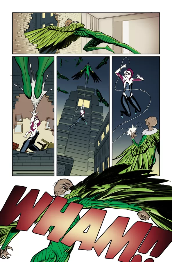 Spider-Gwen vs Vulture 04